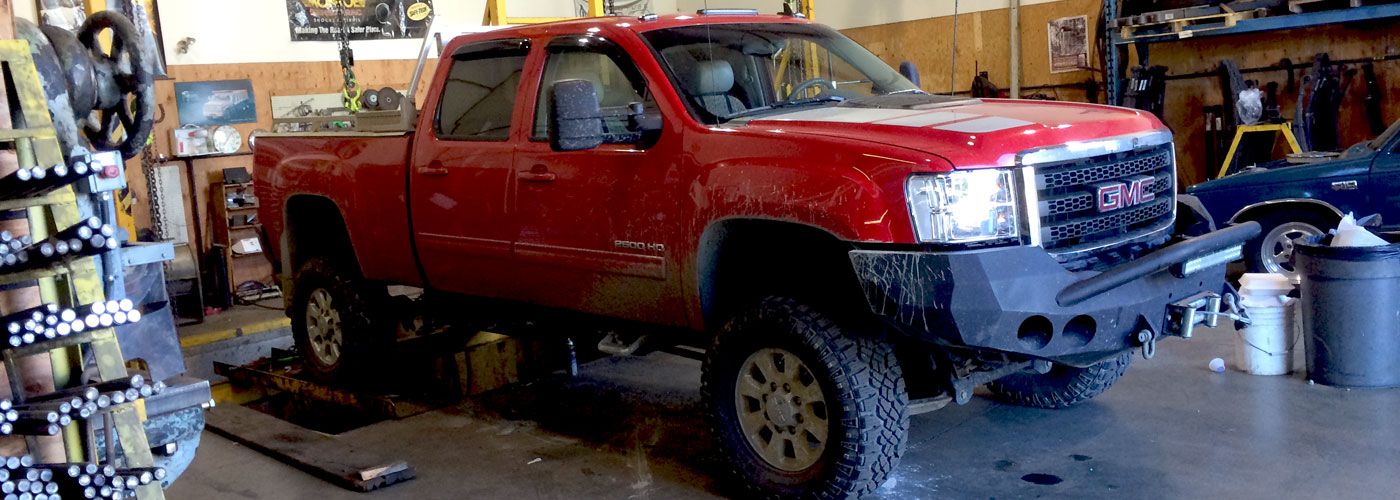 Another clients truck in our shop for repairs