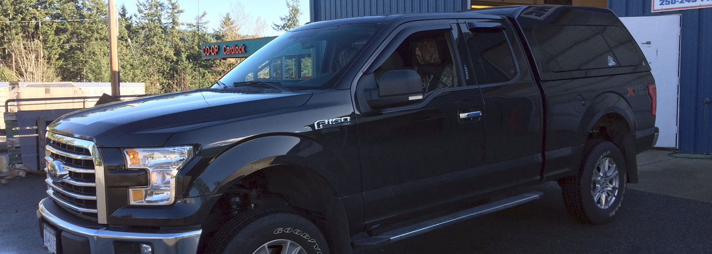 Another clients truck that was repaired waiting to be picked up